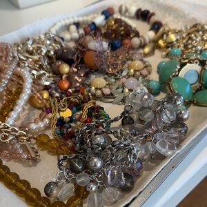 Vintage jewelry lot reseller craft #159
